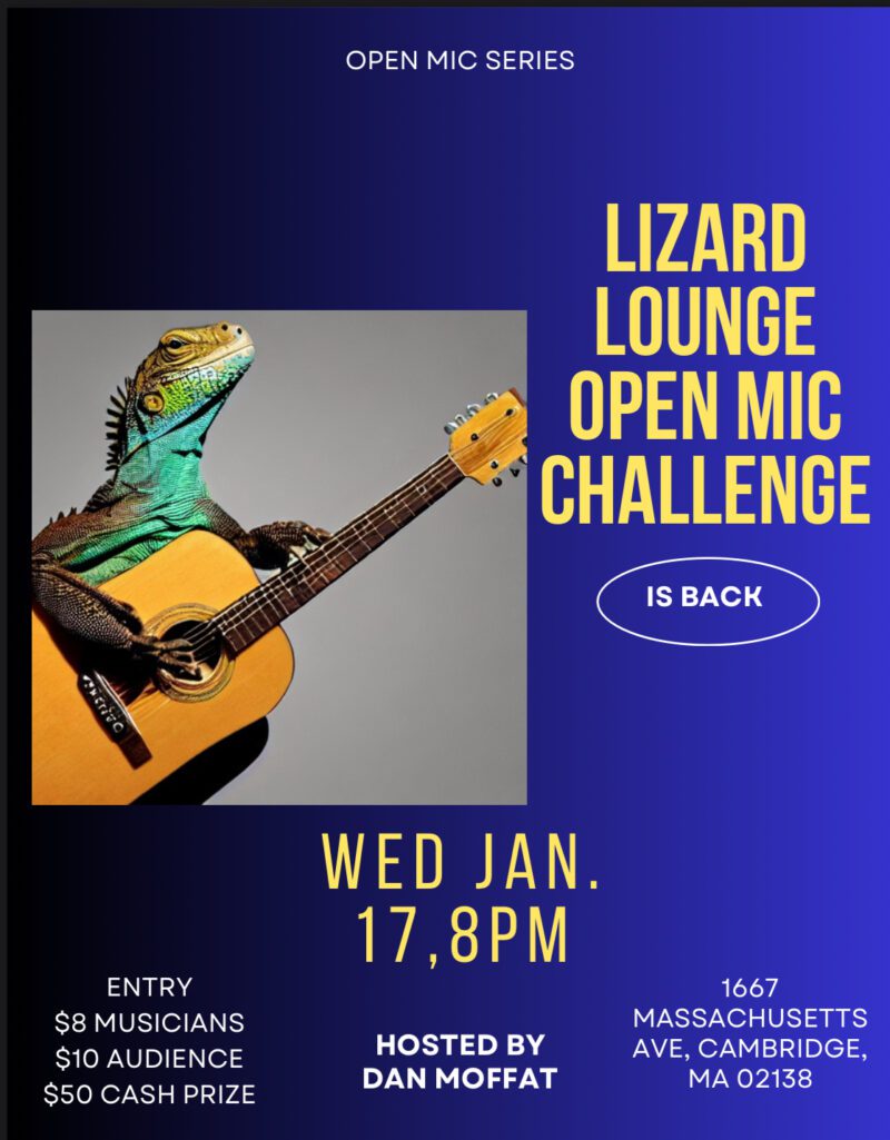 Open Mic Returns! Lizard Lounge Club